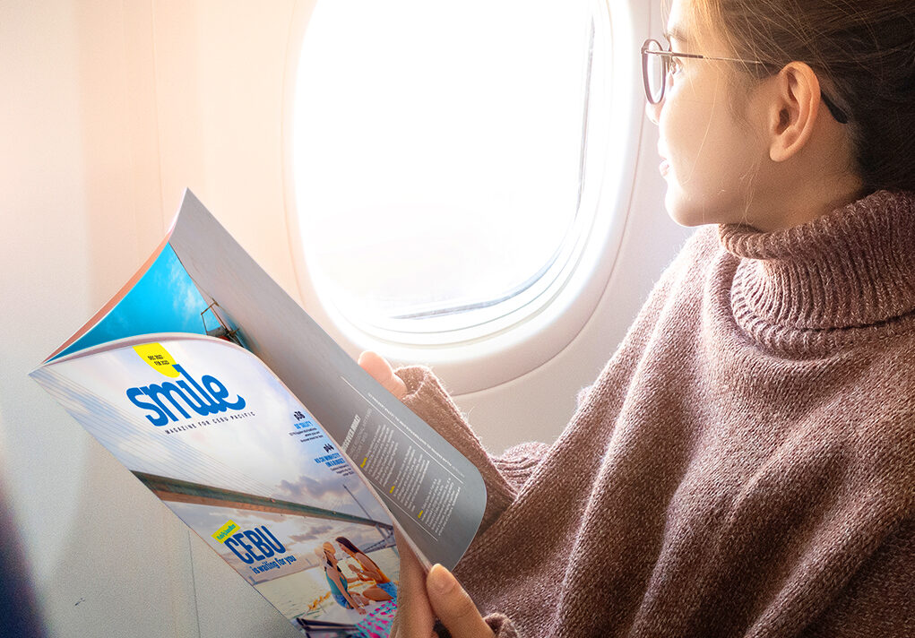 Smile, the inflight magazine for Cebu Pacific is back
